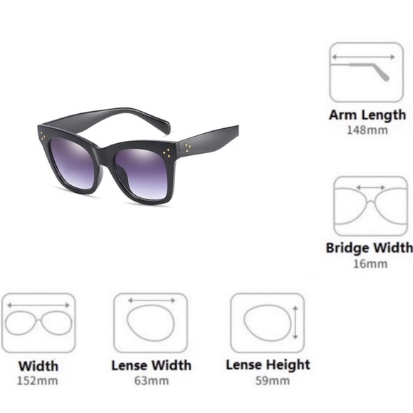 🍁SALE🍁 Black designer inspired sunglasses - Picture 7 of 7